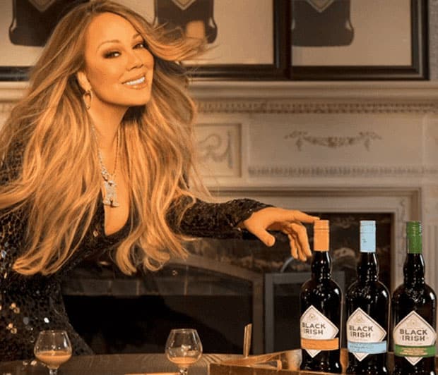 mariah Carey 'black-irish' pr photo in living room