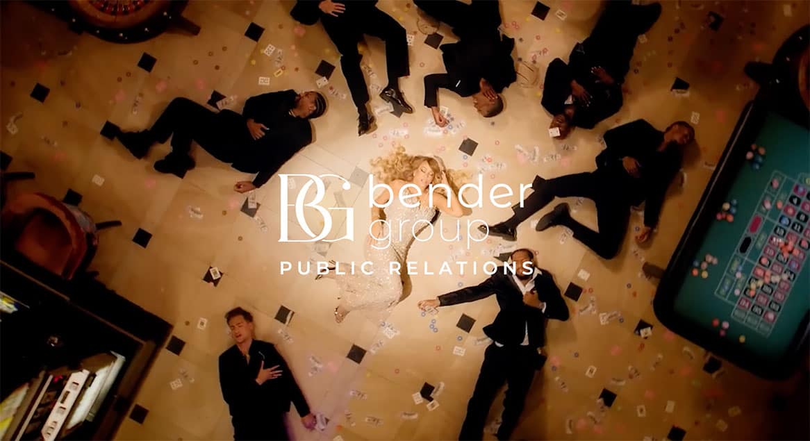 Mariah Carey Black Irish campaign photo, people laying on the floor after party