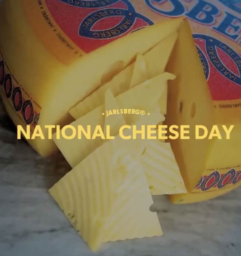 jarlsberg cheese national cheese day pr campaign ad