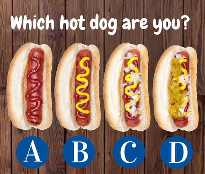 abeles and heymann pr campaign add with hotdog options